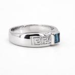 Sans prix de réserve - Bague Plaqué or Topaze - Diamant -, Handtassen en Accessoires, Ringen, Nieuw