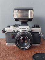 Olympus OM-10 + Zuiko Auto-S 1,8/50mm + T20 flash | Analoge, Audio, Tv en Foto, Nieuw