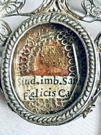 Reliekhouder - Zilver - 1850-1900 - Saint Félix de Cantalice, Antiek en Kunst