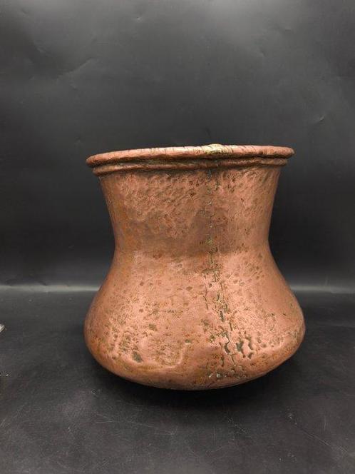 Jardinière - Cuivre - Cache-pot chaudron, Antiek en Kunst, Curiosa en Brocante