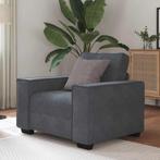 vidaXL Fauteuil 60 cm fluweel donkergrijs, Huis en Inrichting, Zetels | Zetels, Verzenden, Nieuw