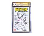 Wolverine 1 - 14 signatures and 3 sketches - CGC Signature, Livres