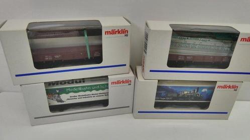 Märklin H0 - 4423 - Modeltrein goederenwagon (4) - glas, Hobby en Vrije tijd, Modeltreinen | H0