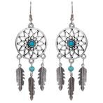 Fako Bijoux - Oorbellen - Dromenvanger - Turquoise Kraal, Verzenden, Nieuw