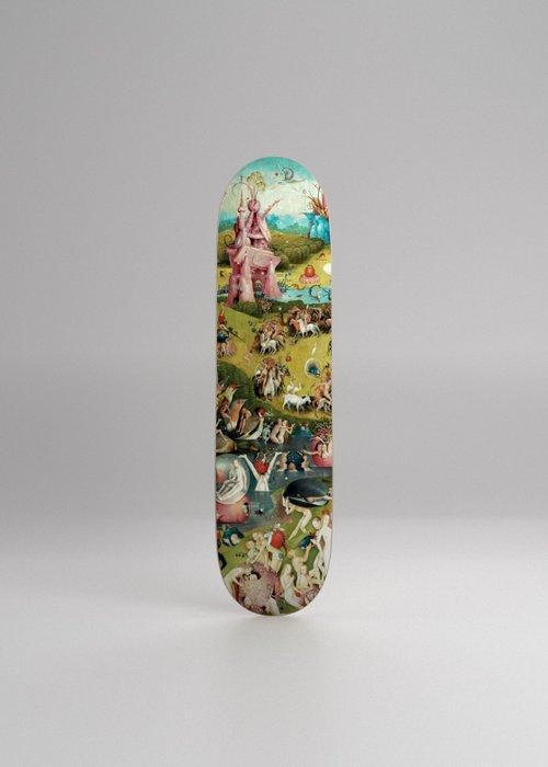 BOSH - J Bosh The Garden of Earthly Delights skateboards, Antiquités & Art, Art | Objets design
