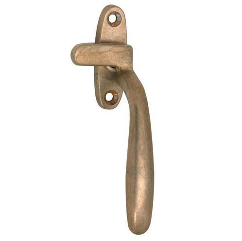 Raamboom Met sluitplaat rechts Dudok messing antiek, Doe-het-zelf en Bouw, Hang- en Sluitwerk, Klink of Kruk, Nieuw, Overige materialen