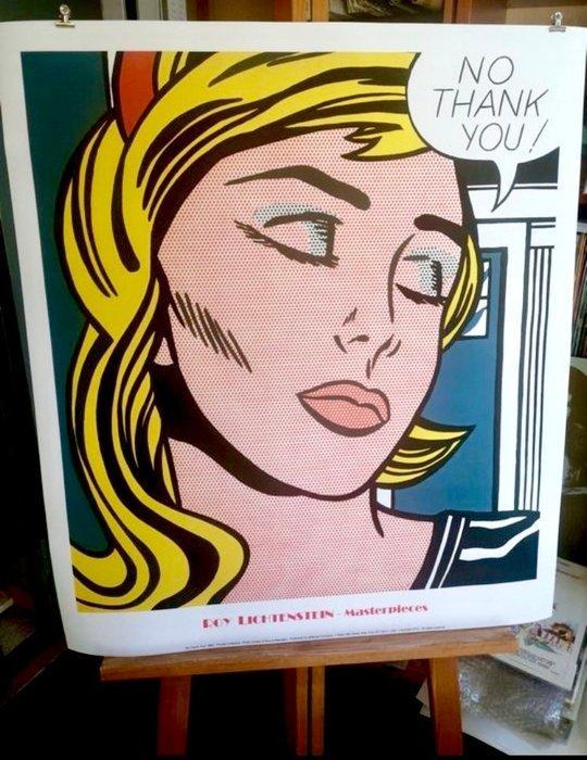 Roy Lichtenstein (1923-1997) - No Thank you!, Antiquités & Art, Art | Dessins & Photographie