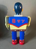 Robot Island - Robot-jouet - 8 8 Man Tinplate Robot, Blue, Antiek en Kunst