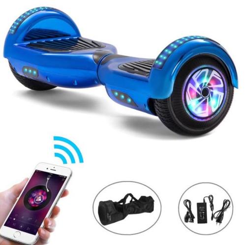 Elektrisch E-Scooter Hoverboard met Bluetooth Speaker - 6.5, Vélos & Vélomoteurs, Scooters | Marques Autre, Envoi