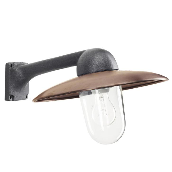 Stal- & Boerderijlampen Wandlamp Fabrique Ant/Koper, Tuin en Terras, Buitenverlichting, Verzenden