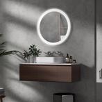 Wandspiegel - Luxe - Verlicht - Zwart, Huis en Inrichting, Woonaccessoires | Spiegels, Ophalen of Verzenden, Nieuw