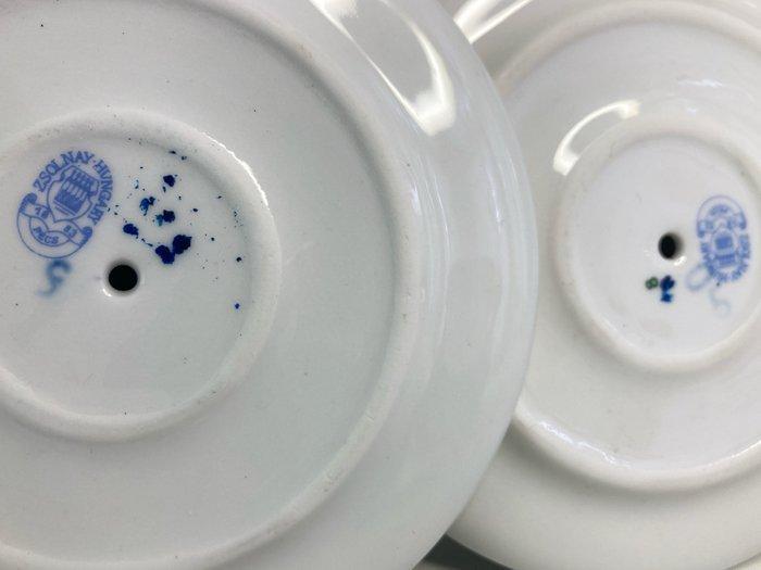 Zsolnay - Serveerschaal (3) - Pompadour - Porselein -, Antiquités & Art, Antiquités | Verre & Cristal