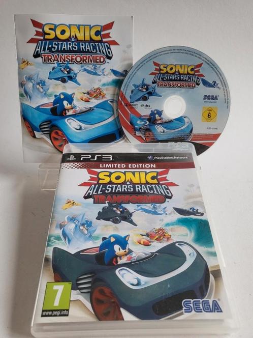 Sonic & All-stars Racing Transformed Limited Edition PS3, Games en Spelcomputers, Games | Sony PlayStation 3, Zo goed als nieuw