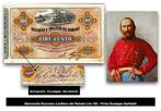 Italie. 100 Lire 1867 Soccorso a Sollievo dei Romani (Firma