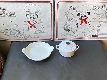 Le Creuset - Plat de cuisson (2) - Fonte émaillée +