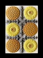 EGO stengods - Heinz Schlichting - Reliëf, Flowers - 20.5 cm, Antiek en Kunst