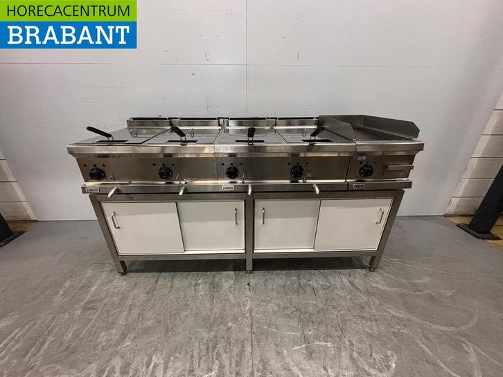 Ligne de cuisson Zanussi en acier inoxydable 2 x Double, Zakelijke goederen, Horeca | Overige, Verzenden