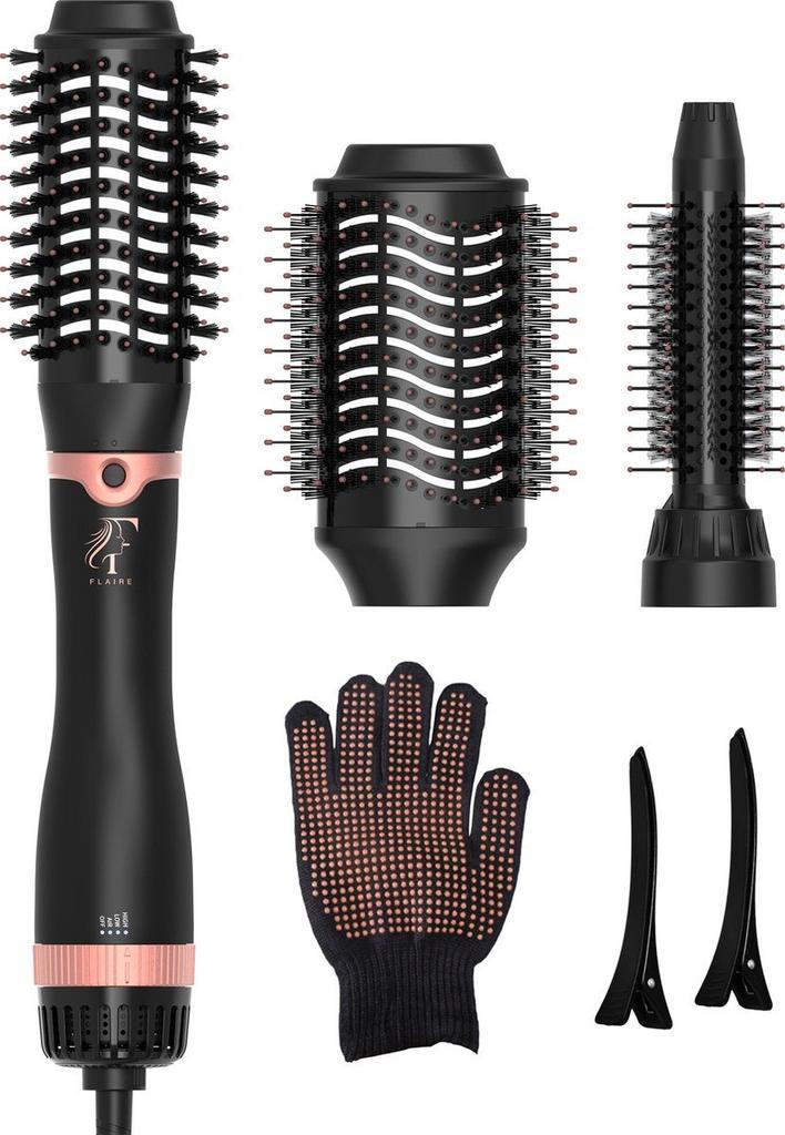 2dekans | Flaire ROSÉ Föhnborstel met 3 Opzetstukken -, Handtassen en Accessoires, Uiterlijk | Haarverzorging, Ophalen of Verzenden