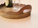 Dienblad - Laat 18e-eeuws, ovaal mahoniehout met