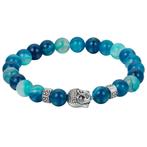 Fako Bijoux® - Buddha Armband - Deluxe - Aqua, Handtassen en Accessoires, Armbanden, Verzenden, Nieuw