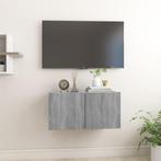 vidaXL Tv-hangmeubel 60x30x30 cm bewerkt hout grijs sonoma, Huis en Inrichting, Verzenden, Nieuw