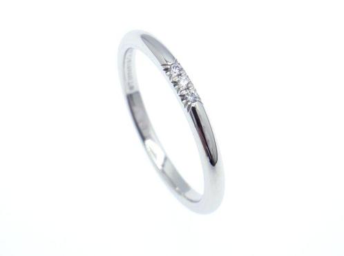 Tiffany &amp; Co. - Ring - Tiffany Forever Three-Diamond, Handtassen en Accessoires, Ringen