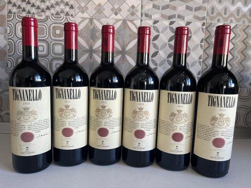 2010 to 2015 Tignanello, Marchesi Antinori - Toscane IGT - 6, Verzamelen, Wijnen
