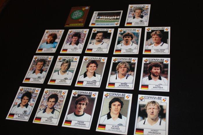 Panini World Cup Espaa 82 - Deutschland Germany Set - 18, Verzamelen, Stickers