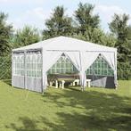 vidaXL Partytent Wit 400 x 400 x 266 cm Polyetheen, Verzenden
