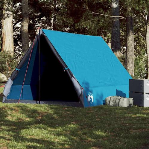 vidaXL Tent 2-persoons A-frame waterdicht blauw, Caravans en Kamperen, Tenten, Nieuw, Verzenden