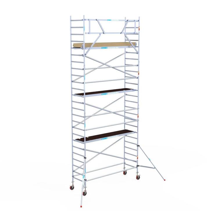 Basic rolsteiger 90 x 8,2m werkhoogte, Doe-het-zelf en Bouw, Steigers, Rolsteiger of Kamersteiger, Nieuw, 5 meter of hoger, Verzenden