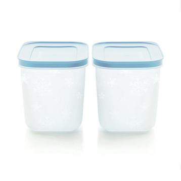 Tupperware 2 Diepvriesbakjes 1,1 l, Verzenden