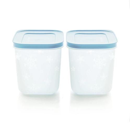 Tupperware 2 Diepvriesbakjes 1,1 l, Huis en Inrichting, Keuken | Tupperware, Nieuw, Verzenden