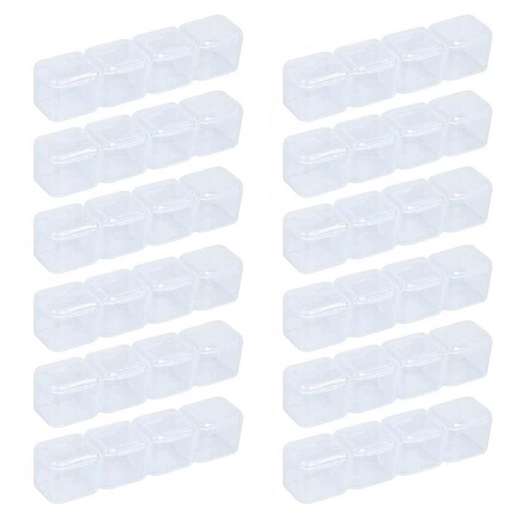 Fako Bijoux - Diamond Painting Opbergdoosje Met 4 Bakjes -, Hobby en Vrije tijd, Kralen en Sieraden maken, Verzenden