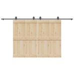 vidaXL Doos met onderdelen voor schuifdeur 400 cm staal, Verzenden, Nieuw