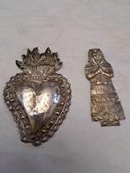 Antique Ex-voto (2) - Argent 925 - 1950-1960, Antiquités & Art