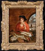 Hollandse School (XVII-XVIII) - The Fishmonger, Antiek en Kunst