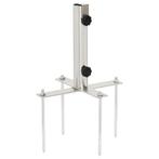 vidaXL Parasolvoet met grondpennen voor Ø32-38 mm staal, Verzenden, Nieuw