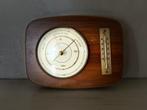Vintage barometer met thermometer – houten frame, Duitsland
