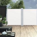 vidaXL Windscherm uittrekbaar 140x600 cm crème, Tuin en Terras, Verzenden, Nieuw