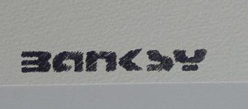 Banksy (1974) - Banksy Bonhomme de neige impoli (carte de