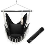 Hangstoel Malika, boho-stijl, draagkracht 150kg - zwart, Jardin & Terrasse, Verzenden