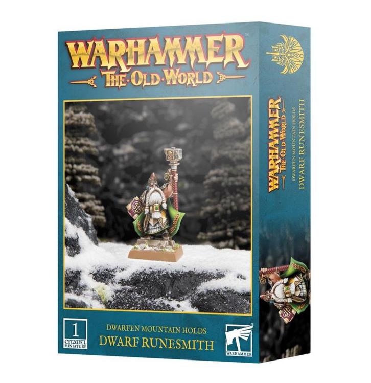 Dwarven Mountain Holds Dwarf Runesmith (warhammer nieuw), Hobby en Vrije tijd, Wargaming, Ophalen of Verzenden