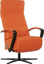 leren industriële relaxstoel - zithoogte laag -  ( leer), Huis en Inrichting, Fauteuils, Nieuw, Ophalen of Verzenden, 50 tot 75 cm