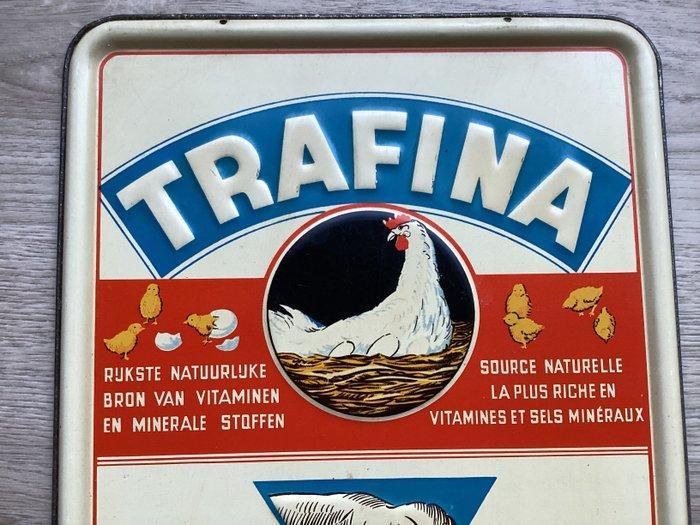 Rob Otten, TRAFINA - Reclamebord - Tin, Antiek en Kunst, Antiek | Wandborden en Tegels