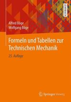 Formeln Und Tabellen Zur Technischen Mechanik 9783658138165, Alfred Böge, Wolfgang Boege, Verzenden
