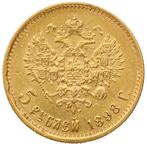 Rusland. Nicholas II. 5 Roubles 1898  - VF