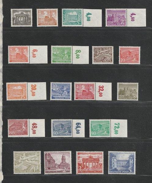 Berlijn 1949 - Berliner Bauten - Michel 42/60, Postzegels en Munten, Postzegels | Europa | Duitsland