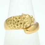 Ring - 18 karaat Geel goud - 0.01ct. tw. Diamant, Nieuw