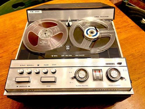 Grundig - TK 245 De Luxe - Draagbare bandrecorder, TV, Hi-fi & Vidéo, Radios